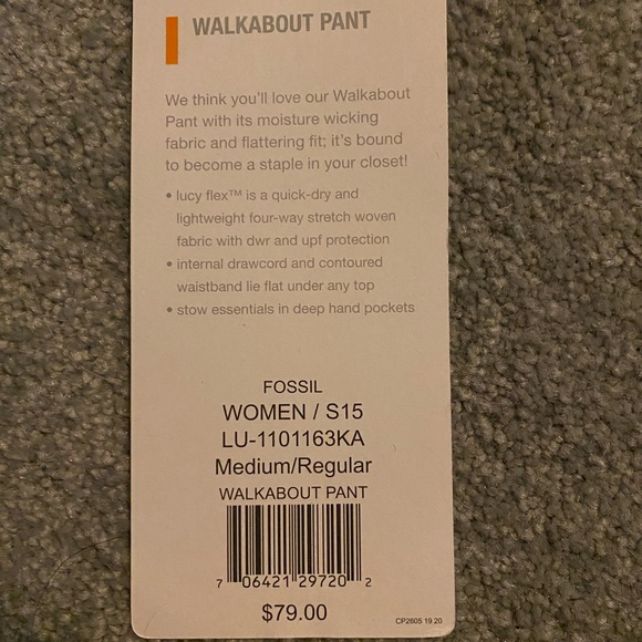 Lucy Walk  About pant- color Fossil - Picture 2 of 3